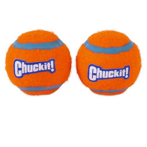 Chuckit! Large Tennis Ball 3 inch, 2-Pack Shrink Sleeve Package - Image 3