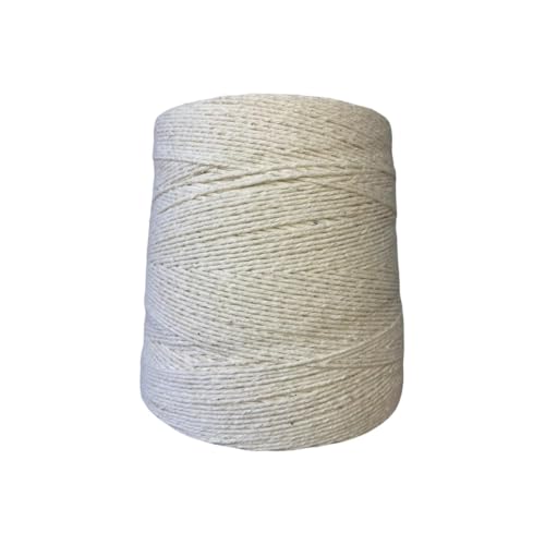 Barbante Número 6: 1kg - para Crochê, Tricô e Macramê – 85% Algodão, Fios Coloridos – Ideal para Art