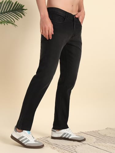 Image of Vogaan Regular Fit Stretchable Jeans for Men | Men's Stylish Denim Cotton Pants