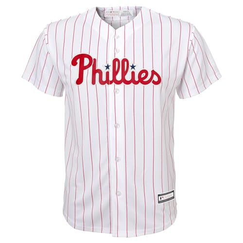 Camiseta Phillies niños 4-7 años Trea Turner blanca perfecta para tardes de parque y deporte 2