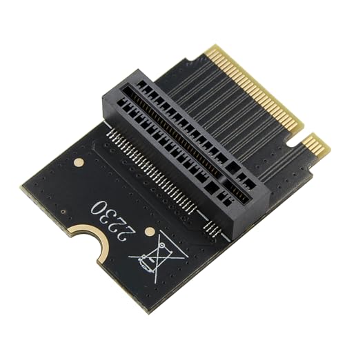 �R���p�N�g PC �� 2230 SSD �����肵�Ď��t���邽�߂̃t���[���t������ NVME ���t���u���P�b�g NVME �A�_�v�^�[