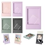 LDHHYH Mini-Bilderrahmen, 7,6 cm, Sofort-Bilderrahmen für Instax-Fotos, bunte Film-Bilderrahmen, kompatibel mit Fujifilm Instax Mini 12/11/9/8/7, 9,2 x 6,1 cm, 24 Stück