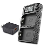 Nitecore ULM10 Pro (Updated Version) Digital QuickCharge USB Battery Charger Compatible with Leica BP-SCL5 Batteries & LumenTac QC3.0 Charging Adapter