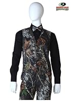 Algopix Similar Product 2 - Mossy Oak Tuxedo Vest Large