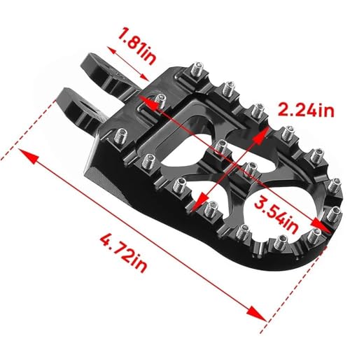 Support d'extension repose-pieds E Ride Pro-SS en aluminium CNC