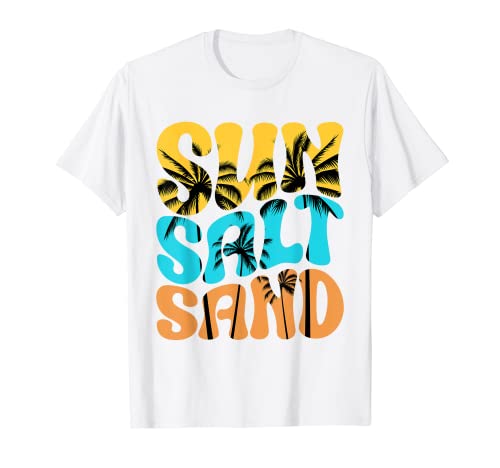 Gafas de sol para verano Sun Salt Sand Beach Groovy para mujeres y niñas Camiseta