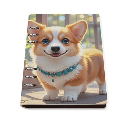Carnet de notes Corgi mignon pour écrire son journal intime au quotidien