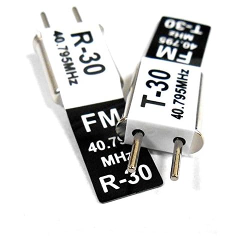 RC 40 MHZ 40.795 FM Crystal TX and RX Receiver 40MHZ Black Cover