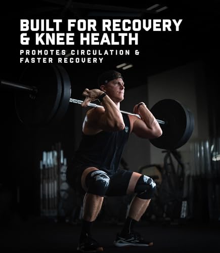 Image of Gymreapers 5MM Knee Sleeves for Weightlifting, Squats, Powerlifting, and Functional Training - Compression Knee Support for Men & Women - Joint Protection & Recovery - Pair