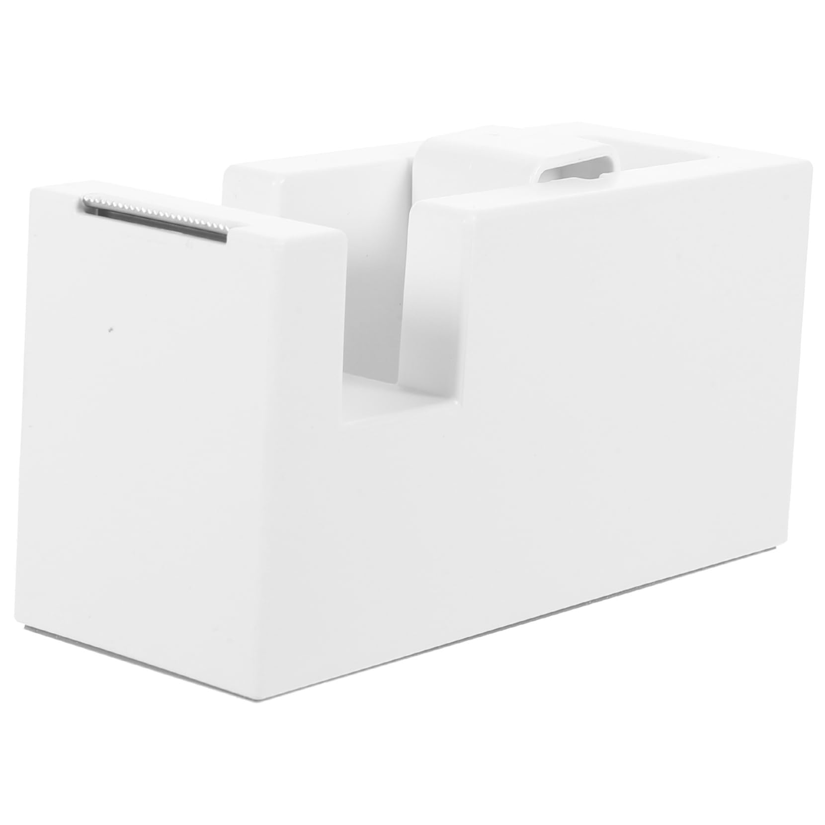 HOMSFOU 3 Pezzi distributore di nastro scrivania porta nastro Titolare cucina Cutter simpatico dispenser di nastro adesivo distributori di nastro addominali bianca