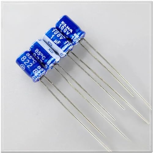 Condensateurs électrolytiques aluminium 100V 1uF miniatures 85°C miniatures - 20 pièces