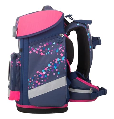 SCHOOL-MOOD Schulranzenset Champion Maxx Leni (Hund) 7-teilig Grundschule Schulrucksack Schulranzen