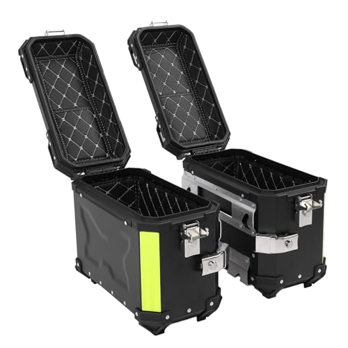 Valise latérale de moto en aluminium de 28L pour le transport de bagages et casque