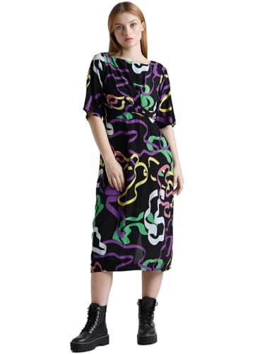 Image of ONLY Women Floral Print A-Line Midi Dress