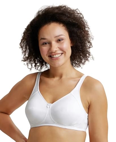 Image of Jockey 1841 Minimizer Bra | Wirefree | Non Padded | Full Coverage with Broad Fabric Straps | Microfiber Nylon Elastane Fabric