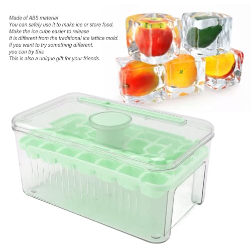 Bandeja de cubos de hielo con liberación fácil y caja de almacenamiento miniatura 3