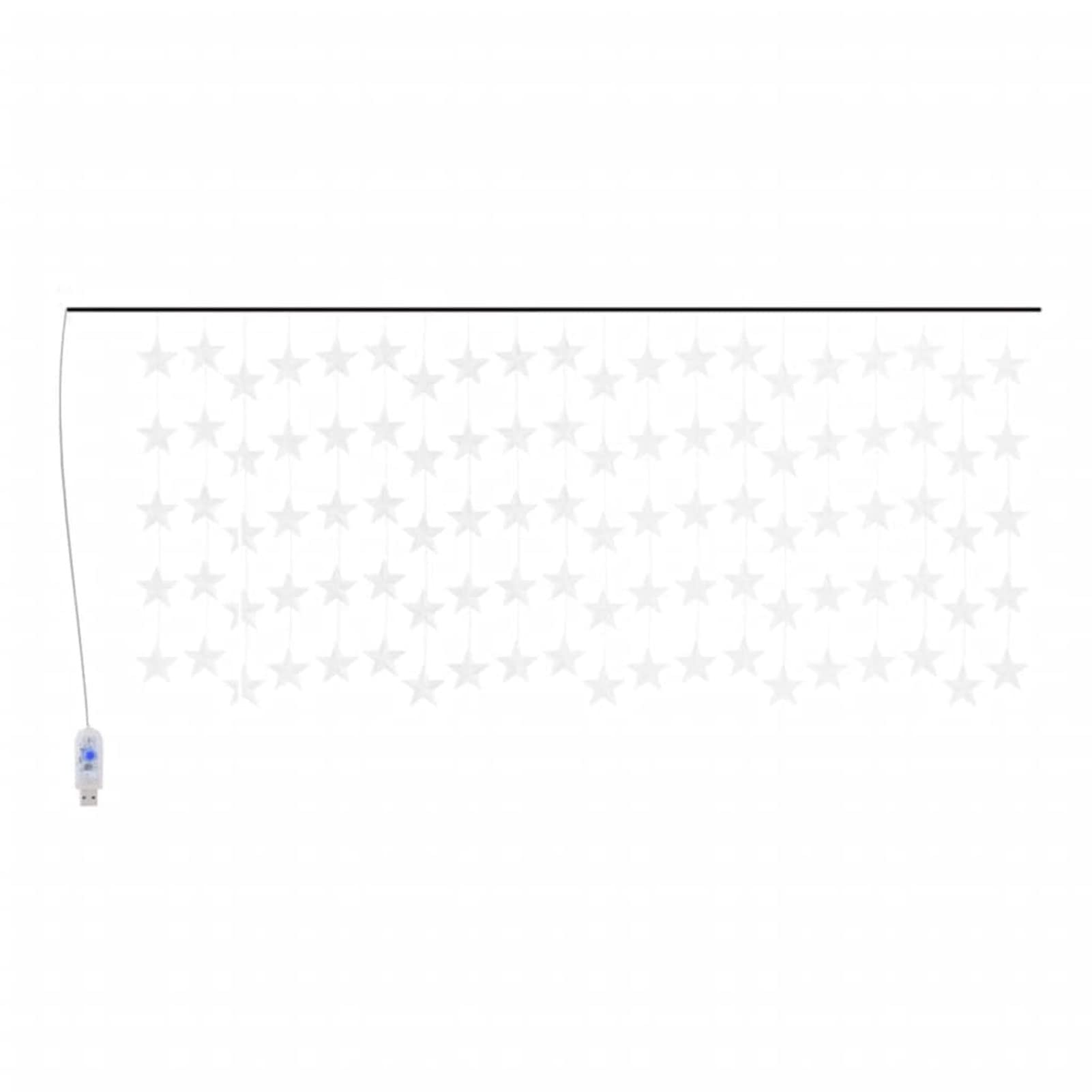 ShGaxin Cortina de Luces Estrellas 500 Leds Azul 8 Funciones, Luces Navidad Exterior, Guirnalda Luces Interior, Luces Decorativas Habitacion, Decoracion Navidad Hogar, Fairy Lights