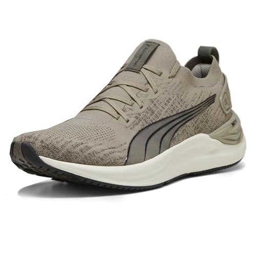 PUMA Mens Electrify Nitro 3 Knit Running Sneakers Shoes - Brown2