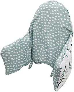 High Chair Cushion, New Type High Chair Cover Pad/pad for High Chair,highchair Cushion for IKEA Antilop Highchair,Built-in Inflatable Cushion,Baby Sitting More Comfortable (Fresh Leaf Pattern)