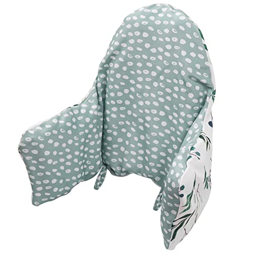 Image of High Chair Cushion, for IKEA High Chair Cushion, Cushion High Chair, for IKEA Highchair Cushion for IKEA Antilop Highchair, Built-in Inflatable Cushion, Baby Sitting More Comfortable (Fresh Leaf)