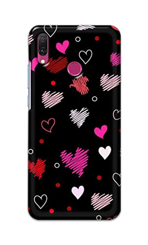 Image of PRINTFIDAA Vibrations of Love Hard Back Cover for Huawei Y9 (2019), JKM-LX1, JKM-LX2, JKM-LX3, JKM-AL00 /JKM-TL00 Back Cover -(P6) KAT1009