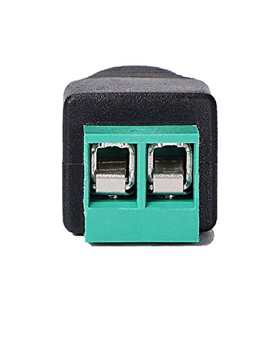 Alekor Phono Rca Male Plug To Av Screw Terminal Audio Video Connector Speaker Wire To Rca Adapter (Pack Of 6) #TOP5