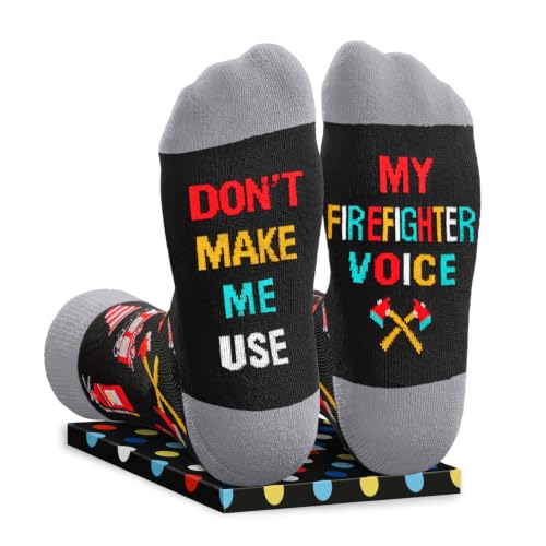 Funny Firefighter Golf Socks