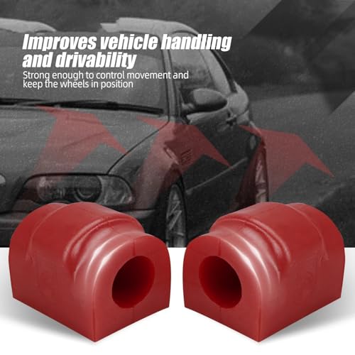 Tuleje poliuretanowe 80A do tylnego stabilizatora poprzecznego 18mm, pasują do BMW E46 E36 Z4 E85/E86, wymień na 33551138104 Wahacz samochodowy Tuleja