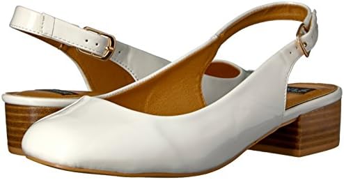 N.Y.L.A. Women's Lorae Ballet Flat, Bone Patent, 8 M US | Image 6