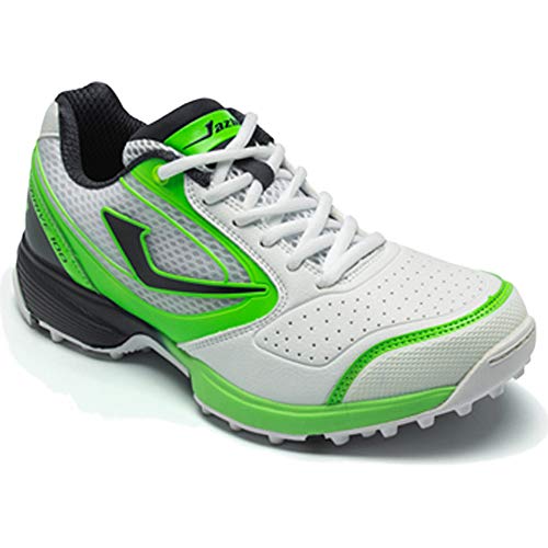 Buy Jazba SKYDRIVE 100JAZBA Cricket Studs Shoes for Men (7, Green) at