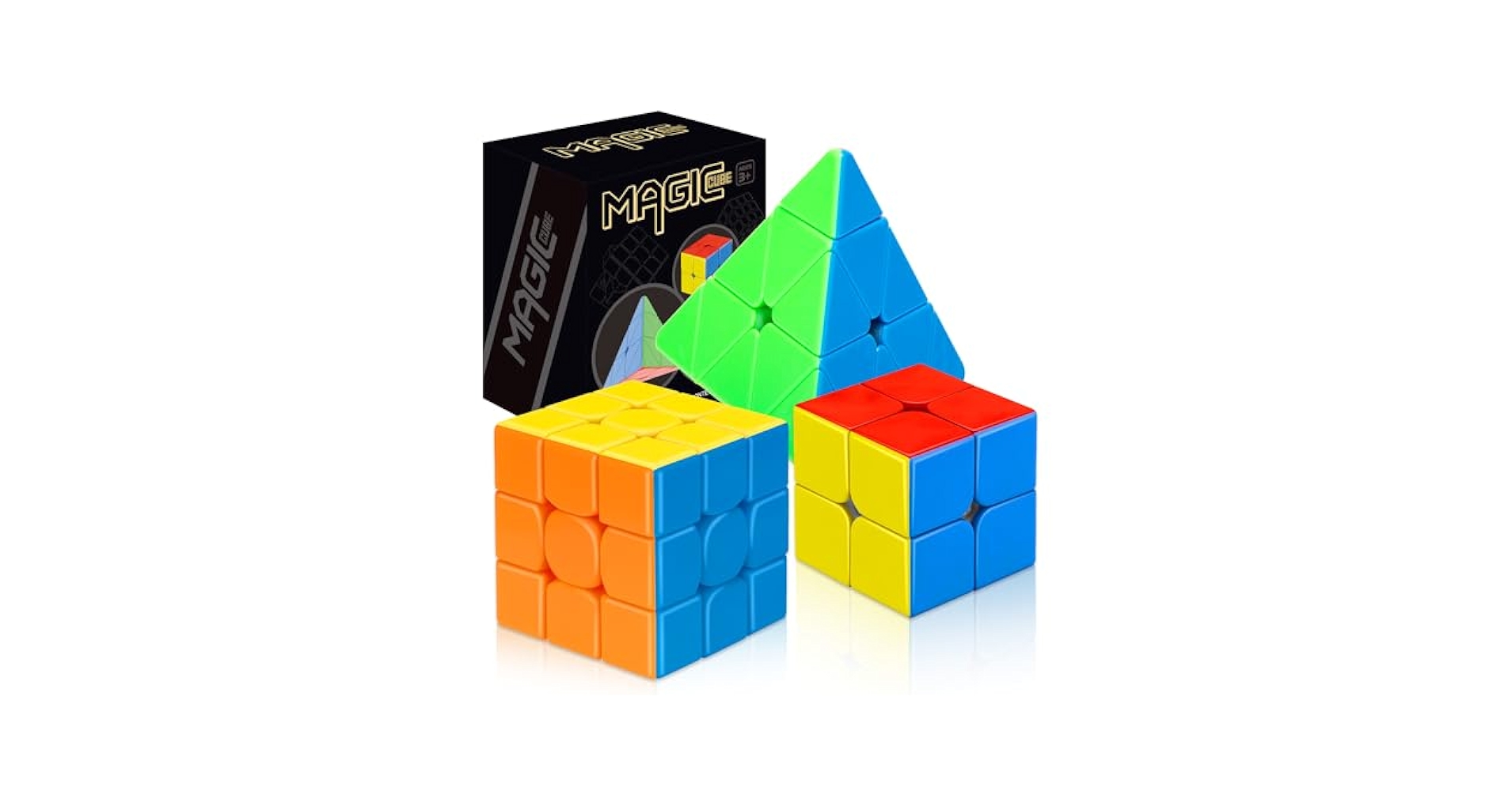 Amazon.com: STEAM Life Speed Cube Set 3 Pack - Magic Cube