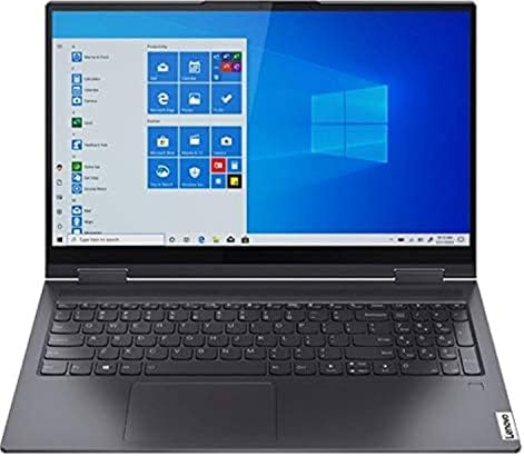 Lenovo 2022 Yoga 7i 2-in-1 15.6-inch FHD Touchscreen Premium Laptop PC, Intel Quad-Core i5-1135G7, Intel Iris Xe Graphics, 8GB DDR4 RAM, 256GB SSD, Backlit Keyboard, Windows 10 Home, Gray