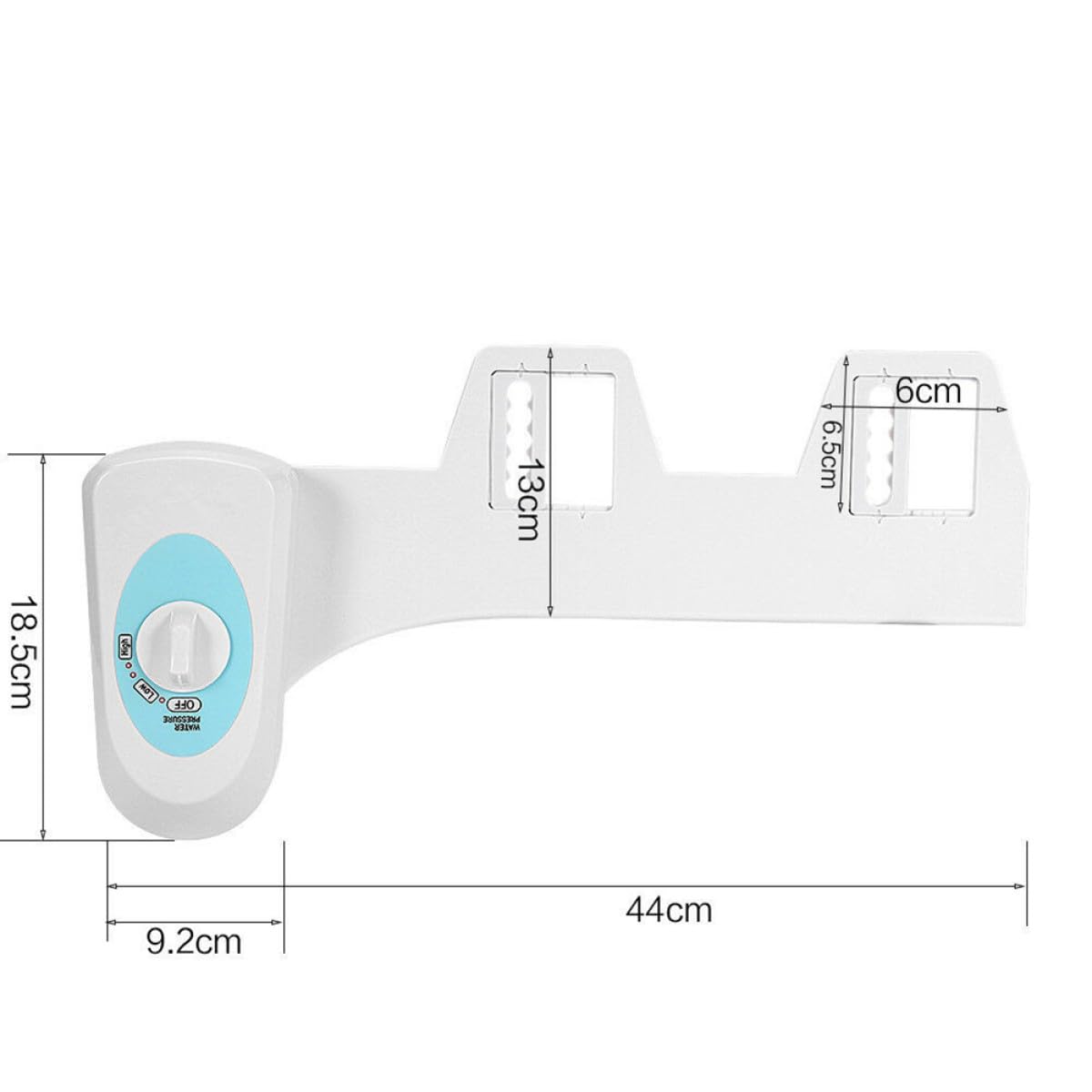 Asiento de inodoro inteligente con accesorio de bidé y limpieza mecánica pulverizador de agua fría adecuado para familias y personas mayores en el baño