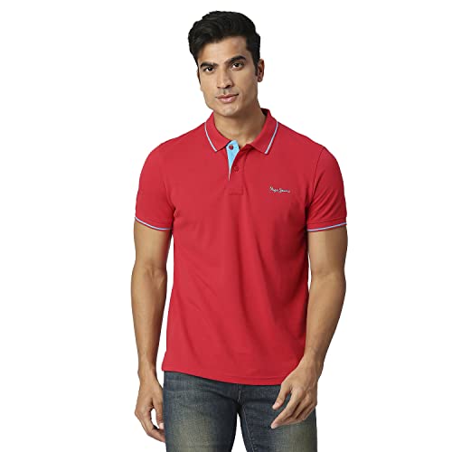 Image of Pepe Jeans Men Cotton Regular Fit T-Shirt