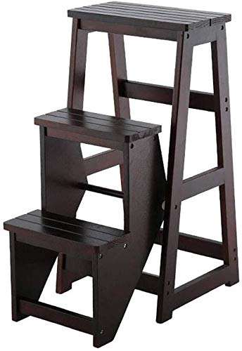 Taburete de escalera de madera maciza de moda y alta resistencia