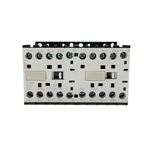 Contactor de CA mini para cambiar giro de motor 6A hacia adelante y atrás