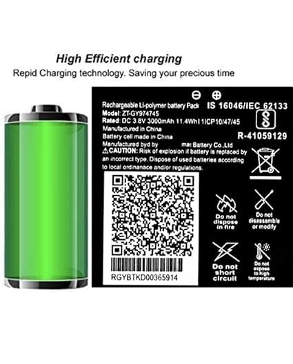 Image of ZT-GY974745 Battery for Jio WiFi Dongle JMR815 JMR1040 Wireless Router Battery with 6 Month Warranty**** (N65)