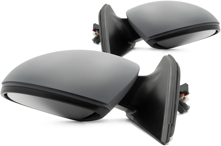 For Volkswagen Tiguan 2009-2018 Door Mirror Driver and Passenger Side | Pair | Power | Heated | w/Signal Light | Paint to Match | Replacement For 5N1857507P9B9, 5N1857508Q9B9 | VW1320131, VW1321131