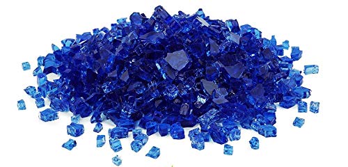 Golden Flame Fire Glass for Fire Pit, 20lb - 1/4