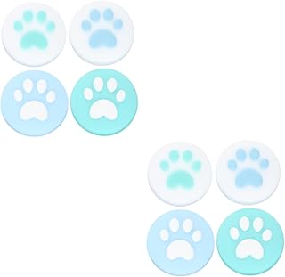 UKCOCO Tampas do Controlador 8 Peças Interruptor De Botão Inteligente Garra De Gato Controlador De Aperto De Polegar Tampa De Aperto De Joystick Tampa Protetora De Joystick Botão De