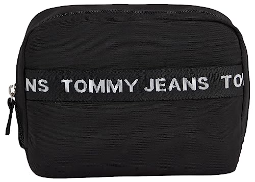 Tommy Jeans Hombre Neceser Essential Nylon sostenible, Multicolor (Black), Talla Única