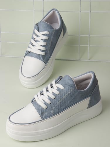 Image of Vendoz Women Casual Stylish Sneakers I Cushioned Insole I All Day Comfortable I Lightweight and Stylish Shoes for Girls CNV7018