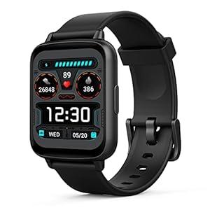 TOUCHELEX Smart Watch 1.69 inch for Android Phones and iOS Compatible iPhone Samsung Men Women HD Screen Oxygen Pleasure…