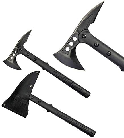 Snake Eye Tactical Tomahawk Throwing Axe - Throwing Hatchet-Tactical-Axe with Sheath and Competition Throwing Axe. (Black) image 4