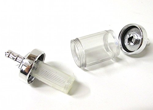 Universale 6 mm cromato filtro benzina carburante