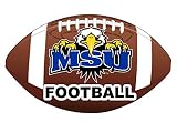 Morehead State University 4-Inch Football Vinyl Decal Sticker - Officially Licensed Collegiate Product