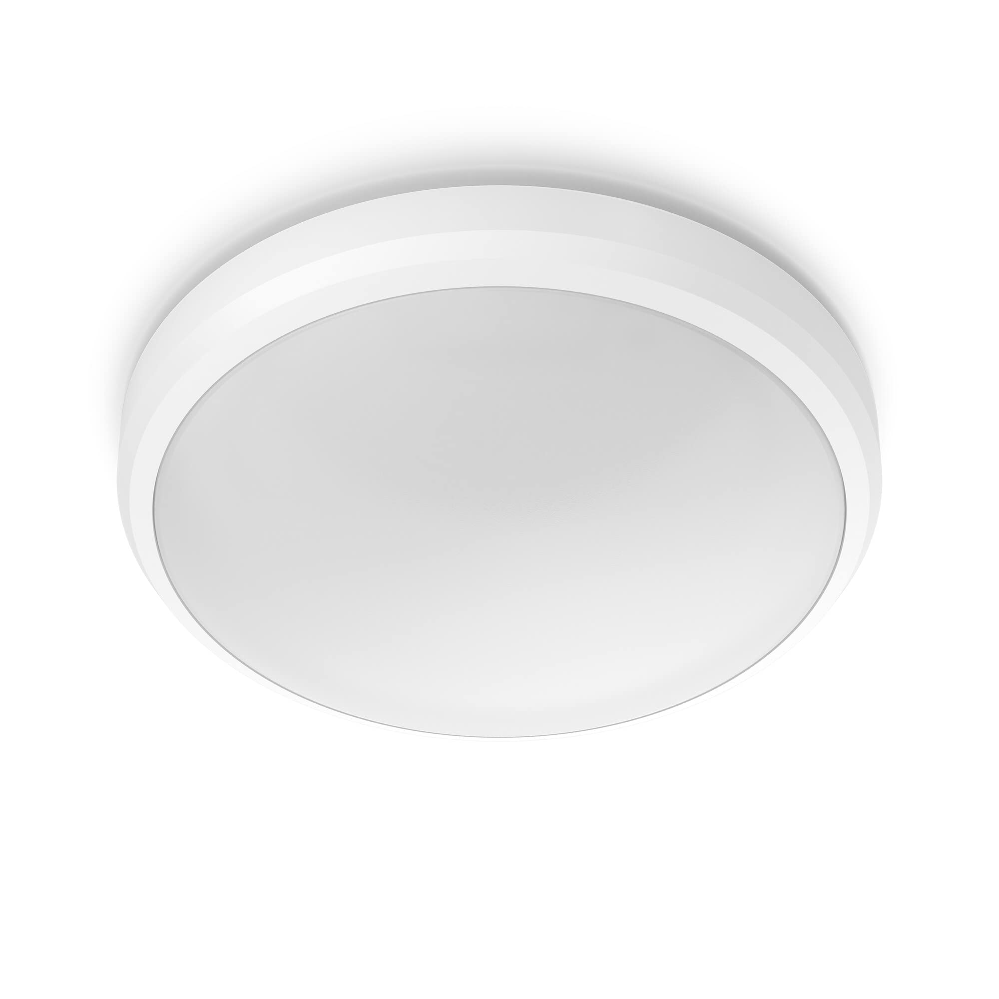 PHILIPS Plafonnier LED Doris 6 W [Blanc chaud] Résistant à l'eau IP54 pour éclairage de jardin, terrasse et terrasse