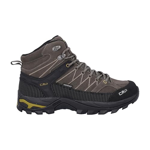 CMP Herren Rigel Mid Trekking Wp Walking Shoe, Fango, 42 EU, 3Q12947