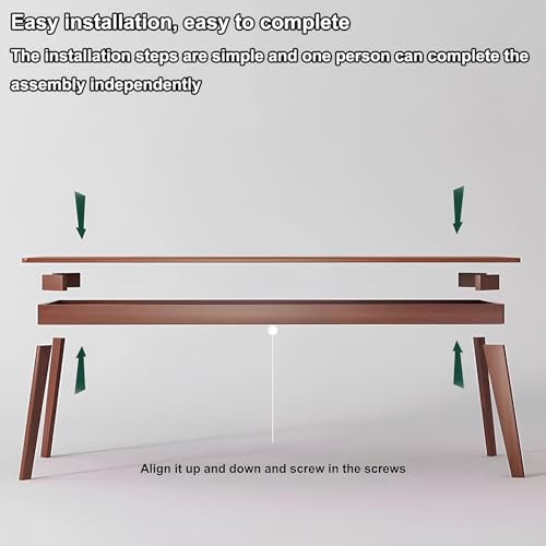Bureau de direction en bois massif et moderne pour poste informatique - 7