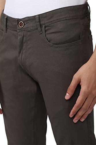 Image of Peter England Men Skinny Casual Pants